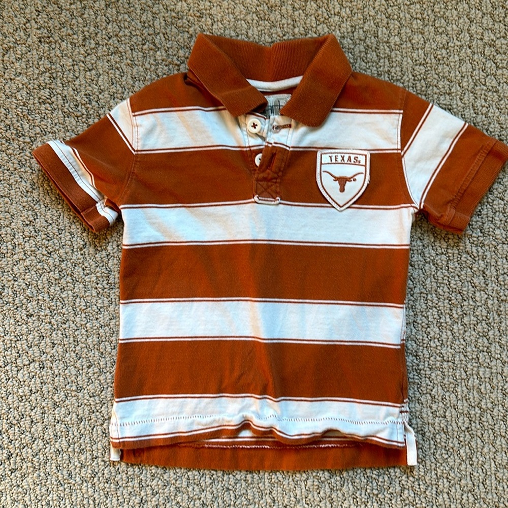 Texas Toddler Polo Game Day Shirt